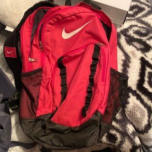 Pink nike backpack